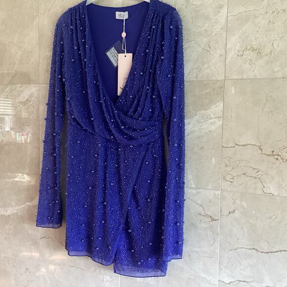 long sleeve deep plunge mini dress oh polly Oh Polly | Dresses | Long Sleeve Deep Plunge Mini Dress